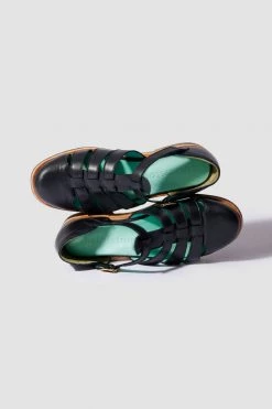 Heimstone Shop Woman Ricky Sandals In Black Leather