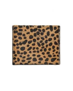 Heimstone The Minis & Maxis The Minis - Card Holder In Cheetah Leather